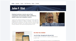 Desktop Screenshot of johnfdini.com